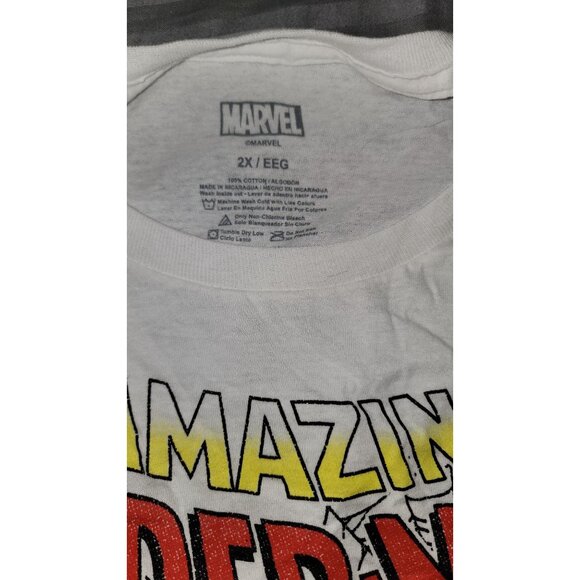 Vintage Marvel Amazing Spider-Man & Venom Graphic T-Shirt 2X - Picture 3 of 3